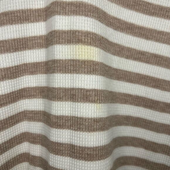 Ruby Rd. Brown Long Sleeve Striped Tunic Size L & Pull On Ankle Pants Size 14P - Picture 13 of 13